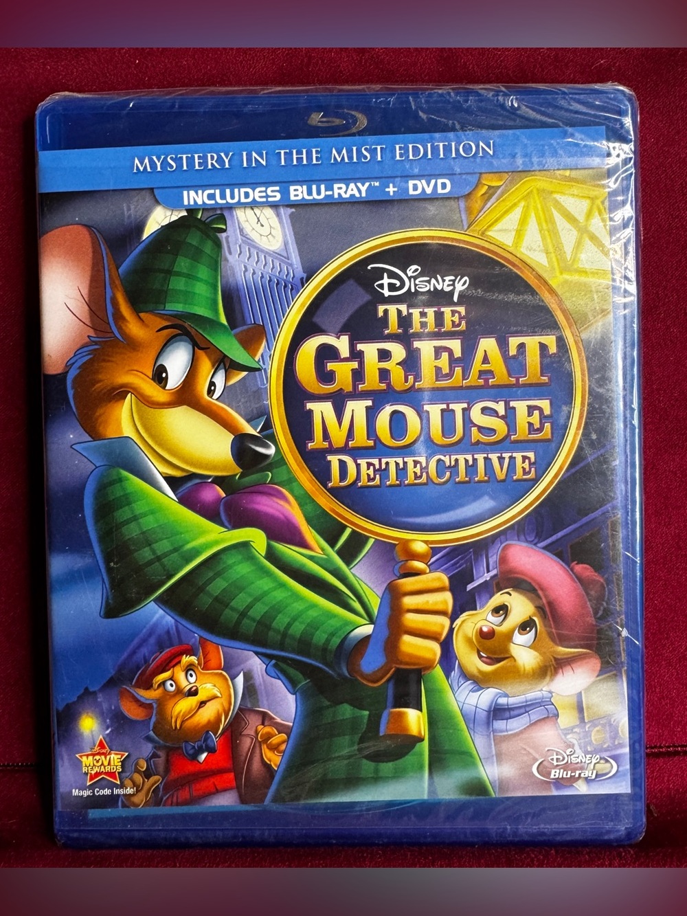 Disney The Great Mouse Detective Mystery in the Mist Edition Blu-ray + DVD NIP